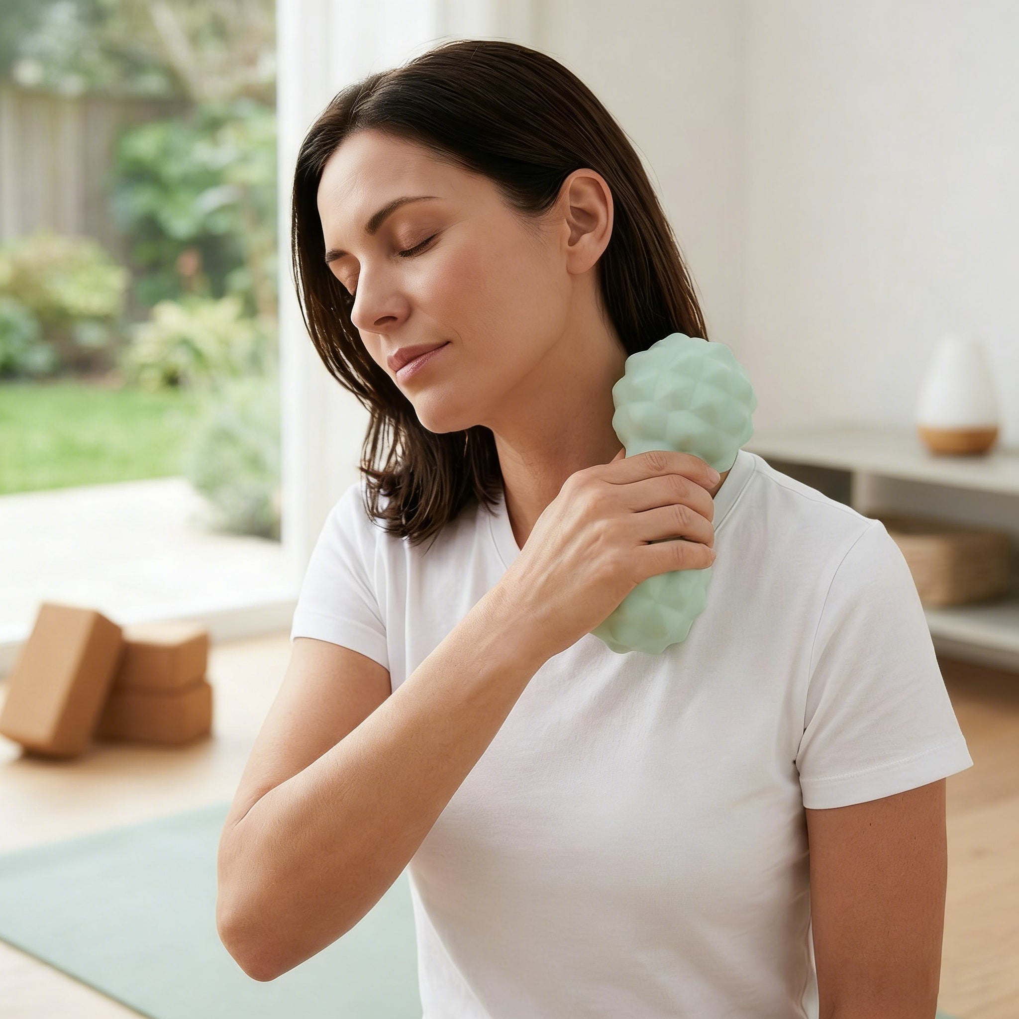 Diamond Texture Peanut Massage Ball