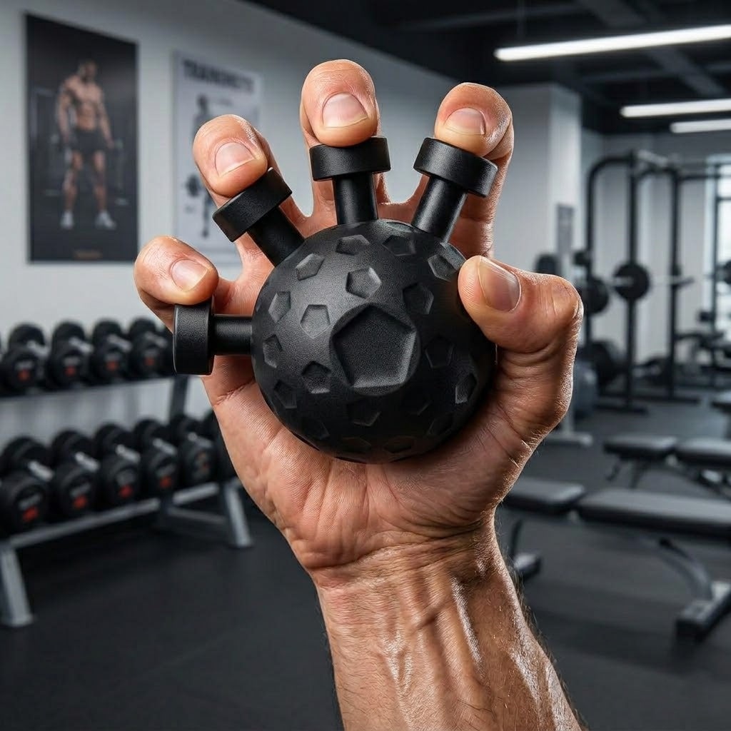 Ergonomic Hand Grip Strengthener & Massage Ball