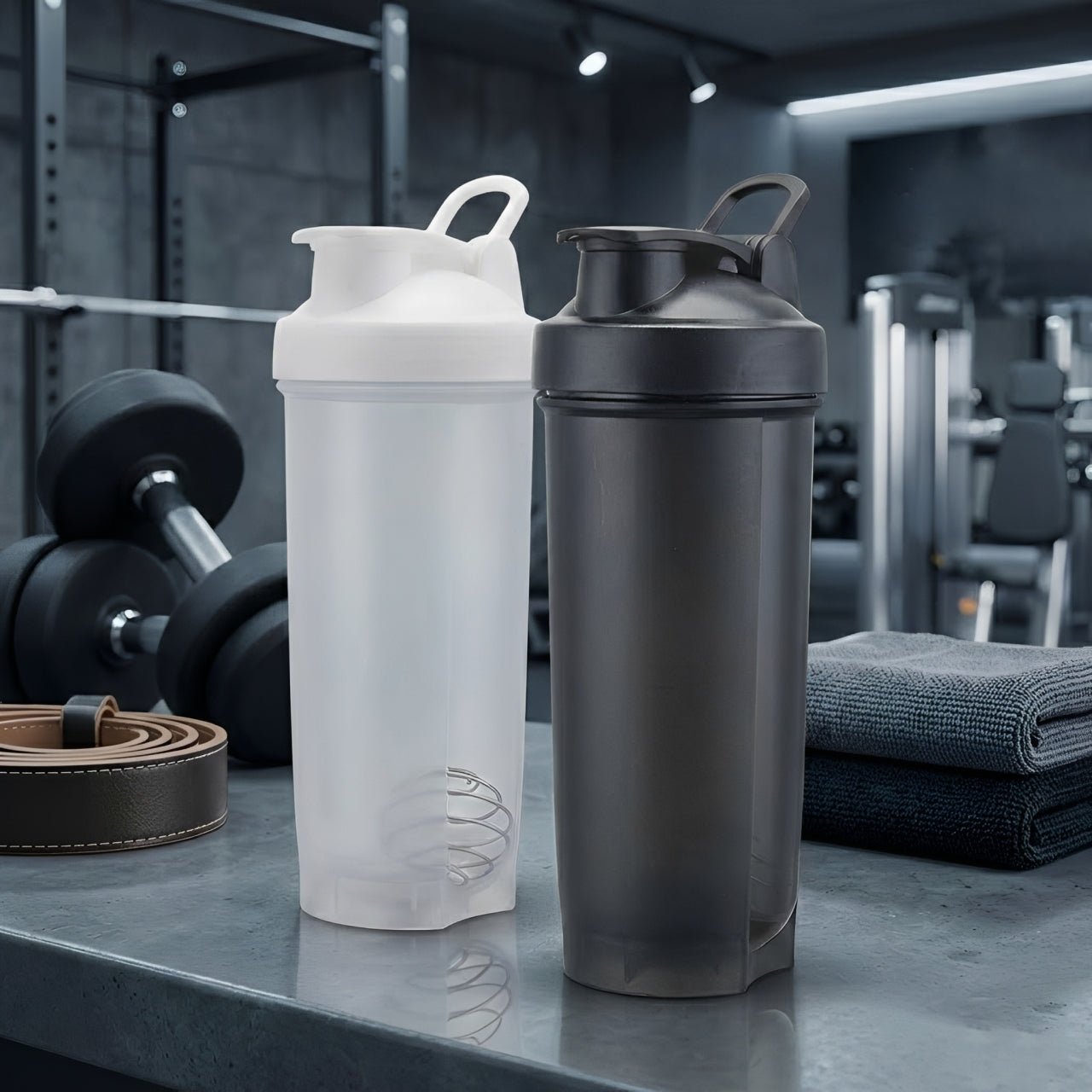 Portable Protein Shaker Bottle
